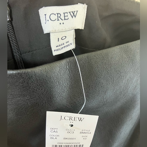 J. Crew Faux Leather Skirt - Picture 4 of 5